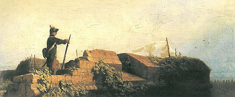 Carl Spitzweg Auf der Bastei china oil painting image